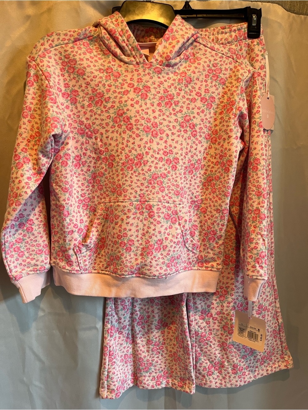 LoveShackFancy x Target Girls' French Terry Hoodie and Wide Leg Sweatpants Set